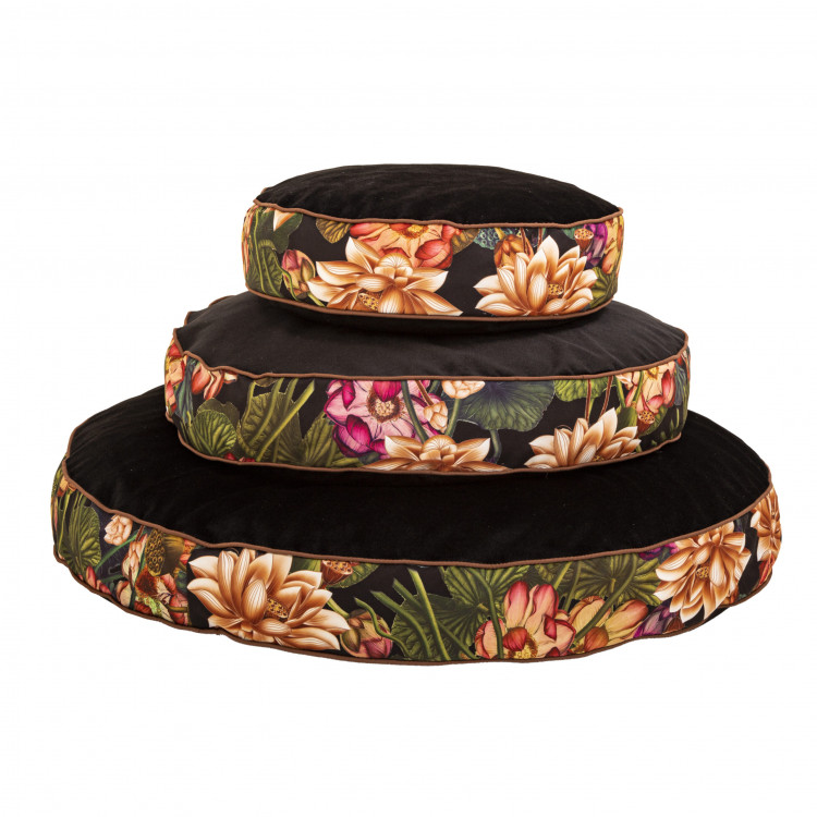 Matrac pre psa Golden Dog Pouf M 14 x 50 cm - kvety